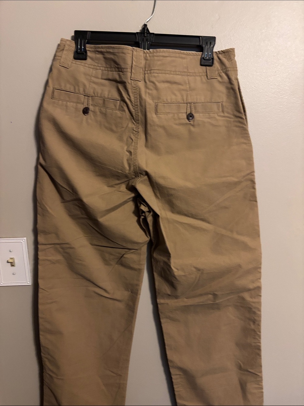 L.L. Bean Men's Khaki Chino Pants - Light Tan - Picture 3 of 4